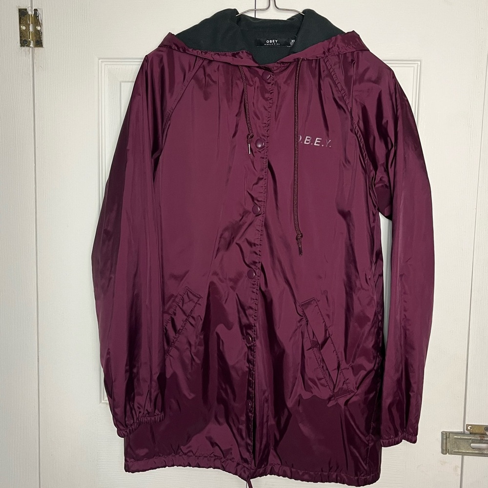 Men’s Maroon Obey Jacket